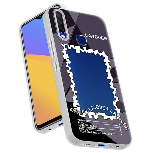 Designer Cover Case with Customizable Transparent Slot for Personalised Photos For Vivo Y12