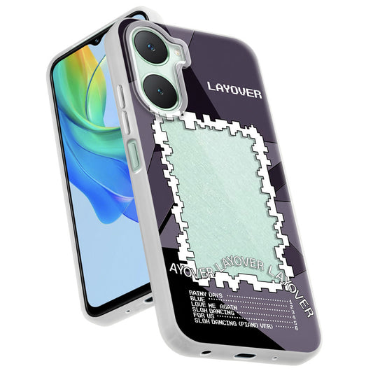 Designer Cover Case with Customizable Transparent Slot for Personalised Photos For Vivo Y18e