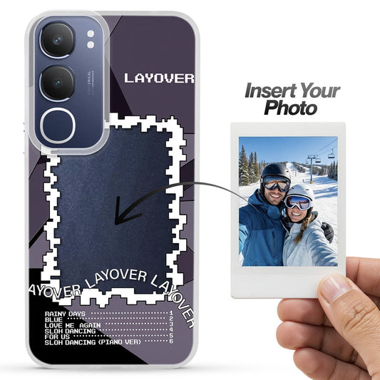 Designer Cover Case with Customizable Transparent Slot for Personalised Photos For Vivo Y29 5G