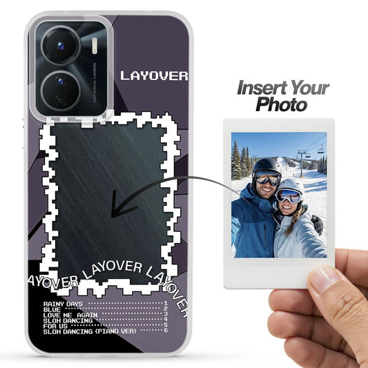 Designer Cover Case with Customizable Transparent Slot for Personalised Photos For Vivo Y16
