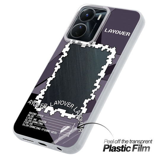 Designer Cover Case with Customizable Transparent Slot for Personalised Photos For Vivo Y16