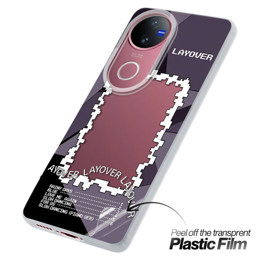 Designer Cover Case with Customizable Transparent Slot for Personalised Photos For Vivo V50 5G