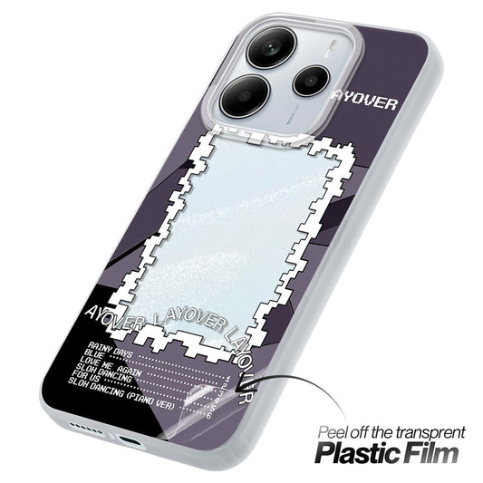 Designer Cover Case with Customizable Transparent Slot for Personalised Photos For Redmi Note 14 5G