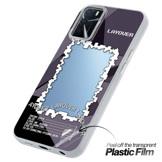 Designer Cover Case with Customizable Transparent Slot for Personalised Photos For Oppo A16