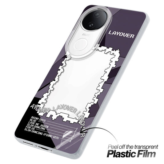 Designer Cover Case with Customizable Transparent Slot for Personalised Photos For Vivo V50e 5G