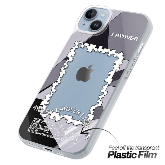 Designer Cover Case with Customizable Transparent Slot for Personalised Photos For Apple iPhone 14