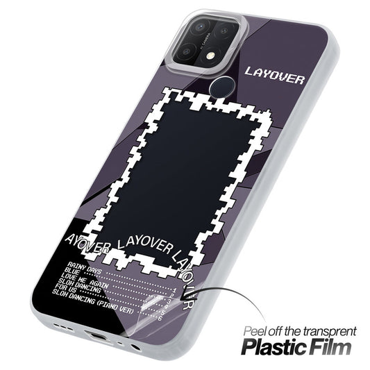 Designer Cover Case with Customizable Transparent Slot for Personalised Photos For Oppo A15