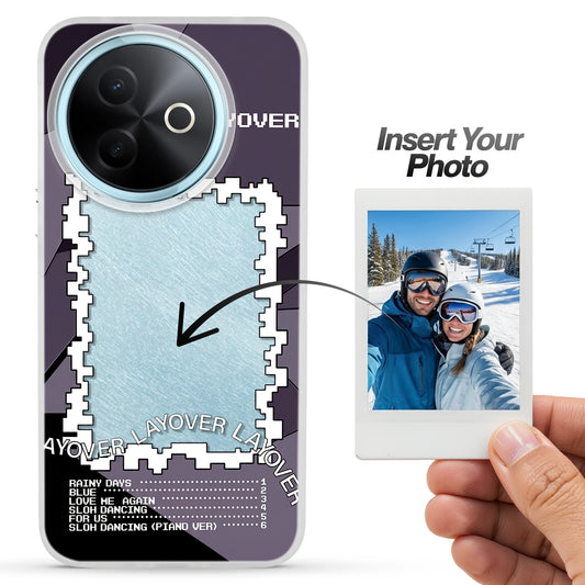Designer Cover Case with Customizable Transparent Slot for Personalised Photos For Vivo Y39 5G