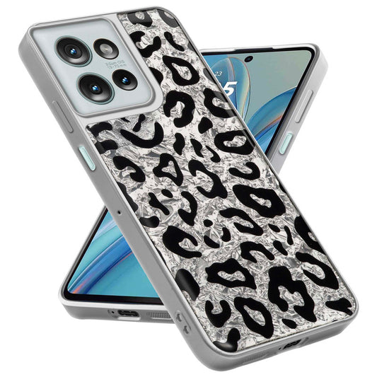 Shining Glossy Gradient Glitter Phone Back Cover Case for Motorola G75 5G
