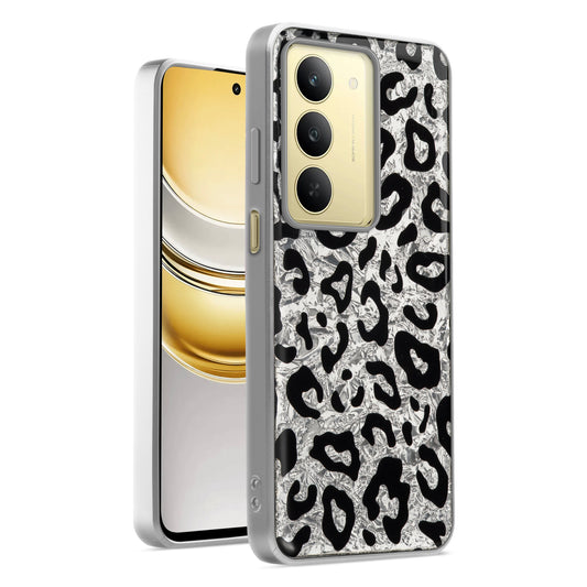 Shiny Foil Design Printed Back Case for Realme Narzo 80x 5G With Soft Edges with Glossy Semi-Hard Back