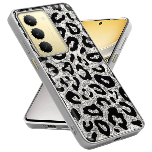 Shiny Foil Design Printed Back Case for Realme Narzo 80x 5G With Soft Edges with Glossy Semi-Hard Back