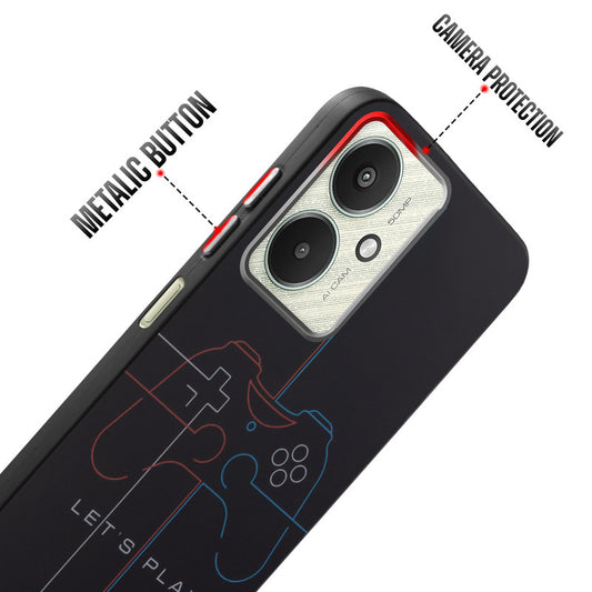 Printed Tough Case For Redmi 13C 5G