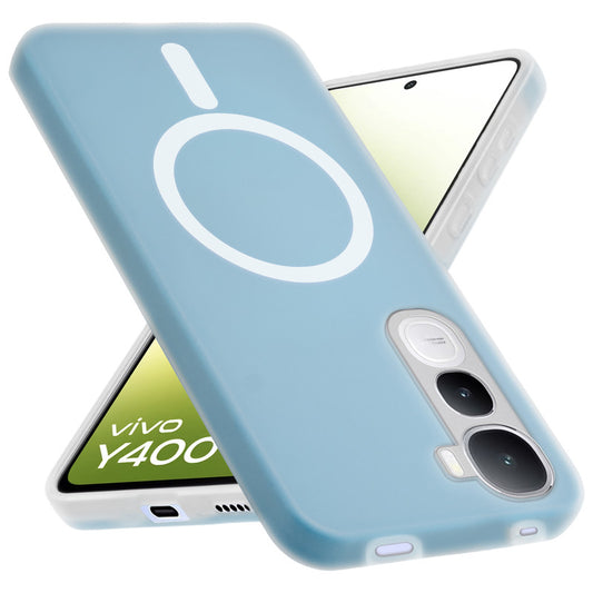 Classic Matte Silicone Back Case for Vivo Y400 5G