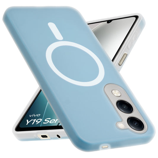 Classic Matte Silicone Back Case for Vivo Y19 5G