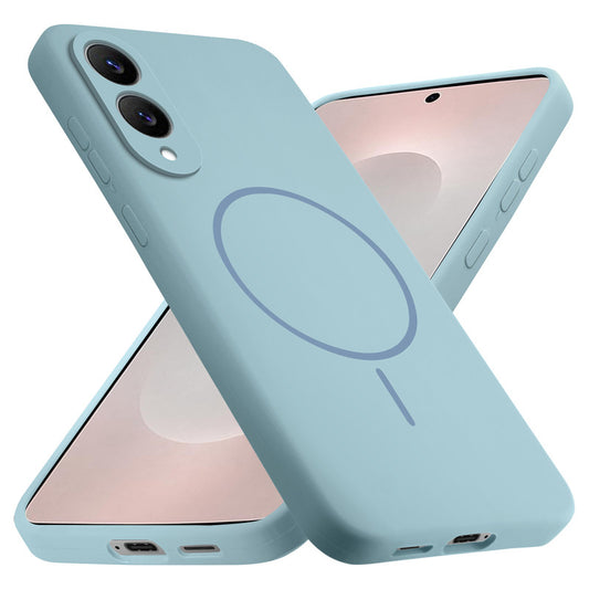 MagSafe Compatible Liquid Silicone Case For Samsung S25 Edge 5G