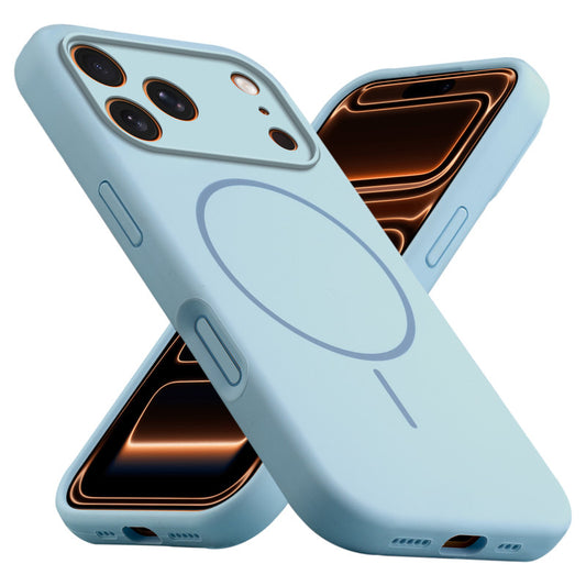 MagSafe Compatible Liquid Silicone Case For Apple iPhone 17 Pro Max With Camera Protection