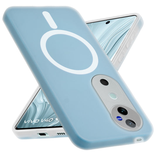 Classic Matte Silicone Back Case for Vivo V40 5G