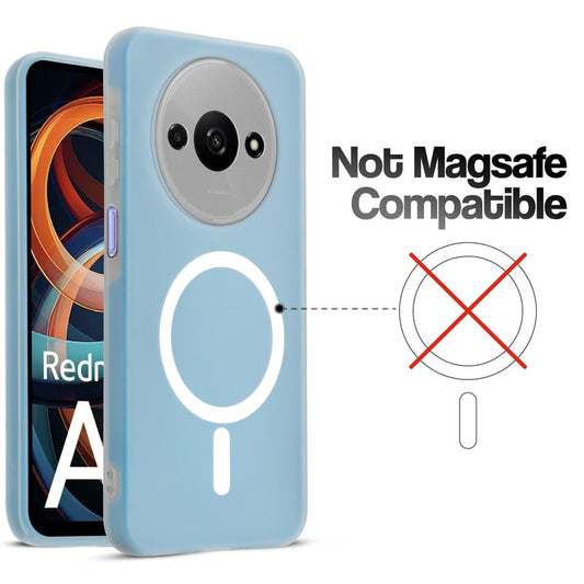 Classic Matte Silicone Back Case for Redmi A3 2024