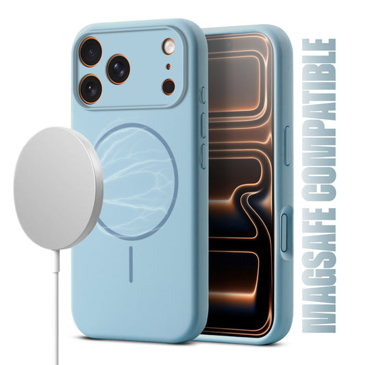 MagSafe Compatible Liquid Silicone Case For Apple iPhone 17 Pro Max With Camera Protection