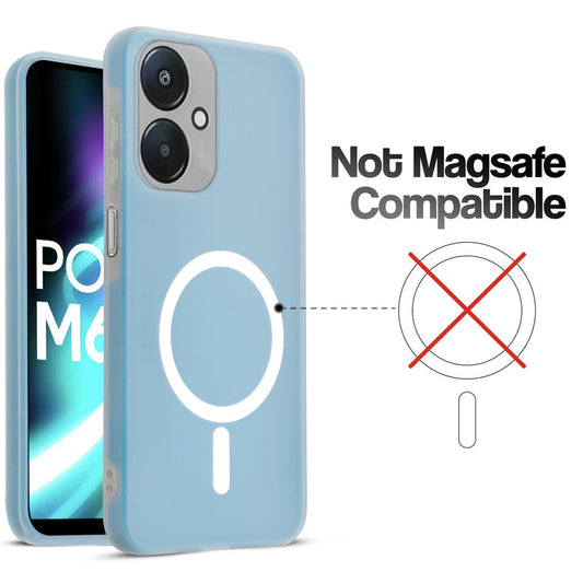 Classic Matte Silicone Back Case for Poco M6 5G