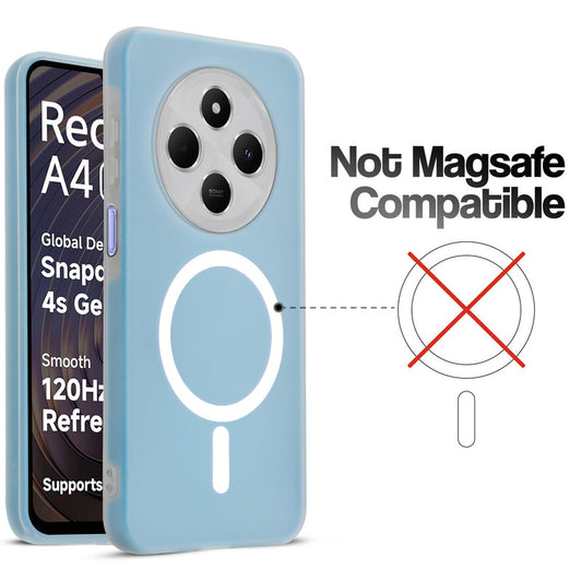 Classic Matte Silicone Back Case for Redmi A4 5G