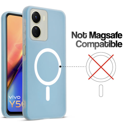 Classic Matte Silicone Back Case for Vivo Y56 5G