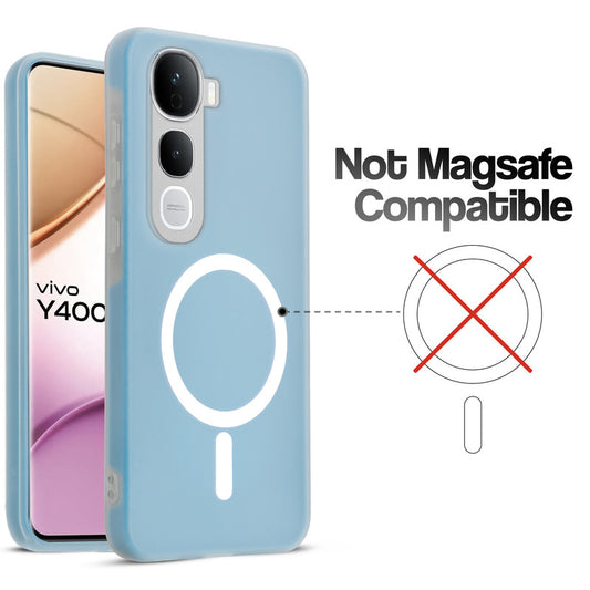 Classic Matte Silicone Back Case for Vivo Y400 Pro 5G