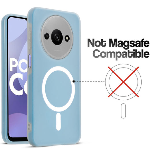 Classic Matte Silicone Back Case for Poco C61