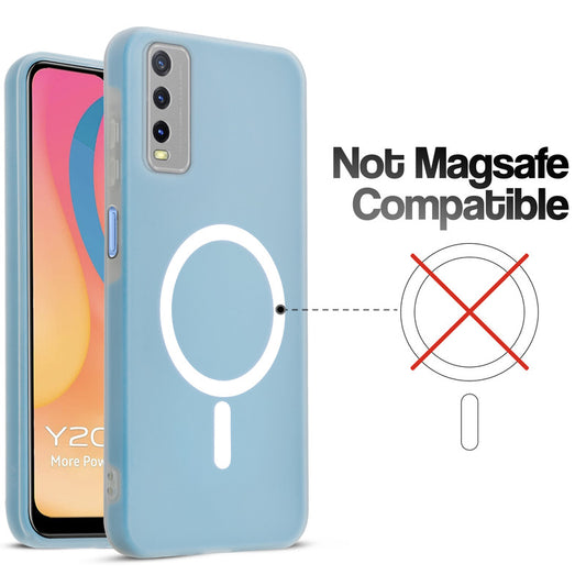 Classic Matte Silicone Back Case for Vivo Y20G