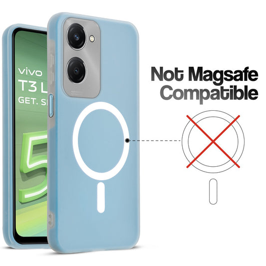 Classic Matte Silicone Back Case for Vivo T3 Lite 5G