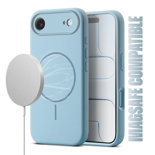 MagSafe Compatible Liquid Silicone Case For Apple iPhone 17 Air With Camera Protection