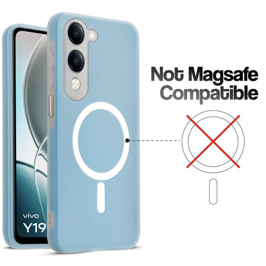 Classic Matte Silicone Back Case for Vivo Y19 5G