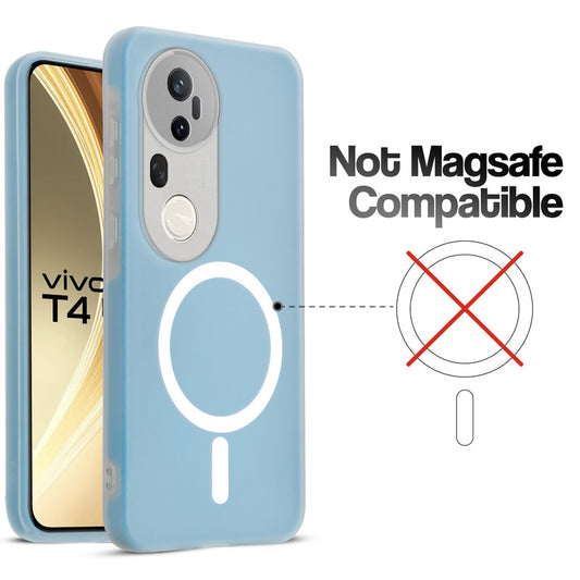 Classic Matte Silicone Back Case for Vivo T4 Ultra 5G