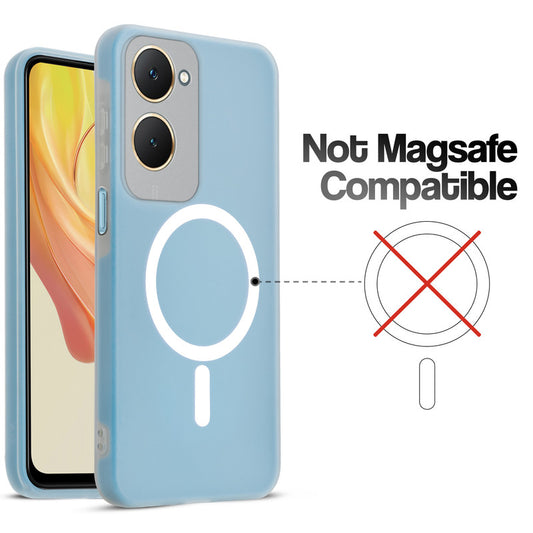 Classic Matte Silicone Back Case for Vivo Y28e 5G