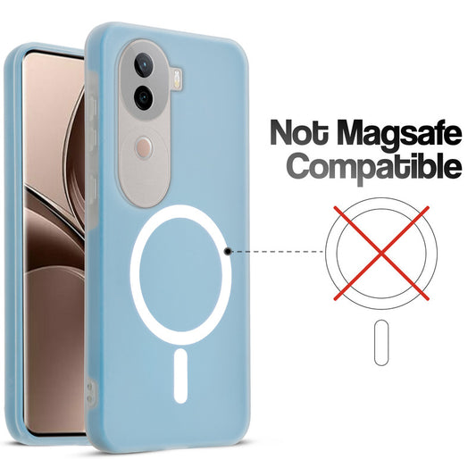 Classic Matte Silicone Back Case for iQOO Z9s 5G