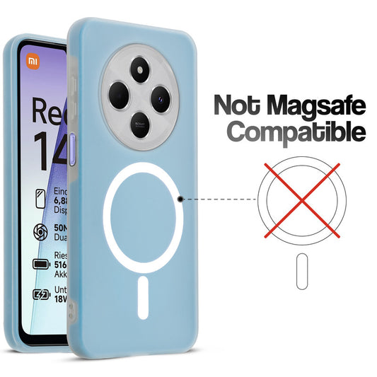 Classic Matte Silicone Back Case for Redmi 14C 5G