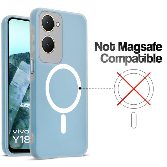 Classic Matte Silicone Back Case for Vivo Y18
