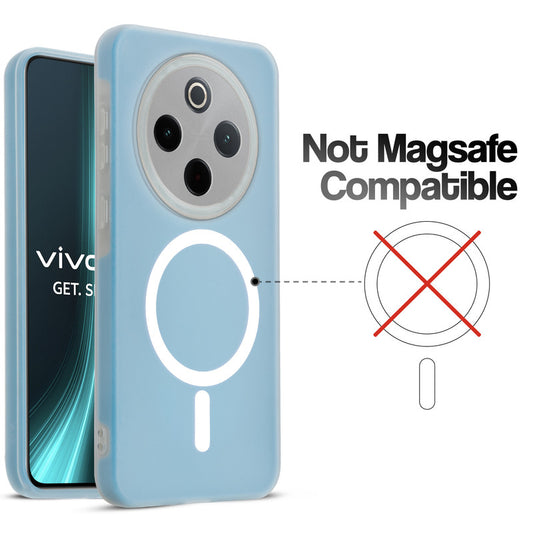 Classic Matte Silicone Back Case for Vivo T4 5G