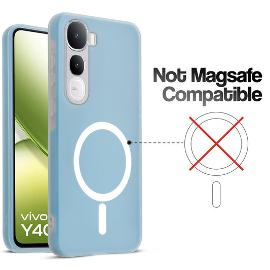 Classic Matte Silicone Back Case for Vivo Y400 5G