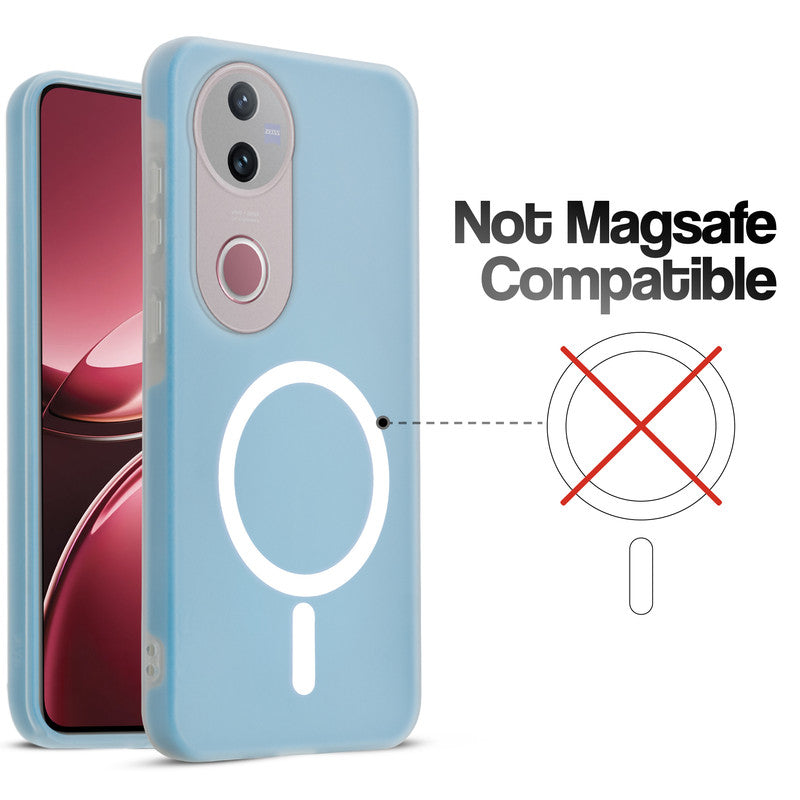 Classic Matte Silicone Back Case for Vivo T4R 5G
