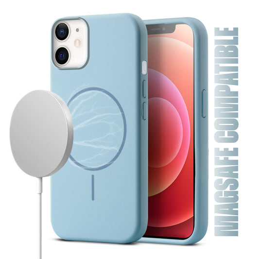 MagSafe Compatible Liquid Silicone Case For Apple iPhone 12