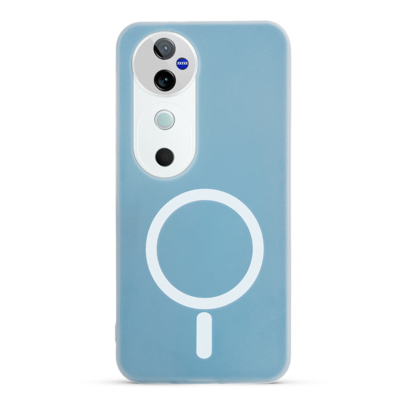 Classic Matte Silicone Back Case for Vivo V40 Pro 5G