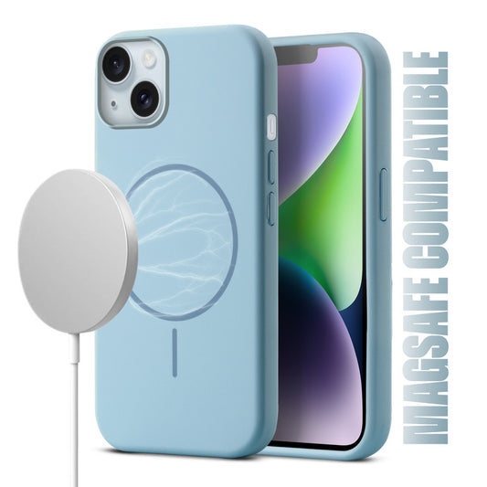 MagSafe Compatible Liquid Silicone Case For Apple iPhone 14 Plus