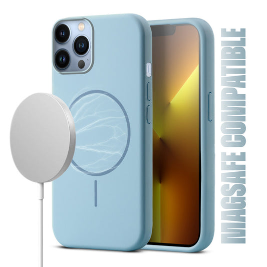 MagSafe Compatible Liquid Silicone Case For Apple iphone 13 Pro Max