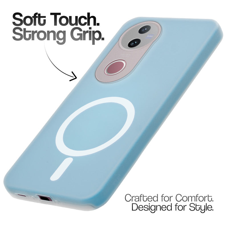 Classic Matte Silicone Back Case for Vivo T4R 5G