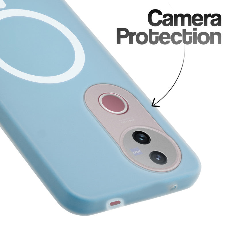 Classic Matte Silicone Back Case for Vivo T4R 5G