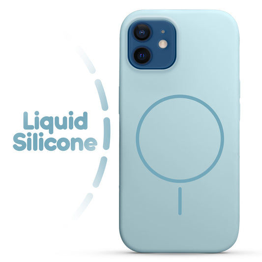 Cloud Feel Silicone Case for Apple iPhone 12 – Supports Wireless Charging