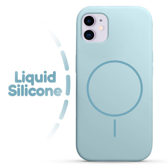 Wireless Charging Support Compatible Liquid Silicone Case For Apple iPhone 11