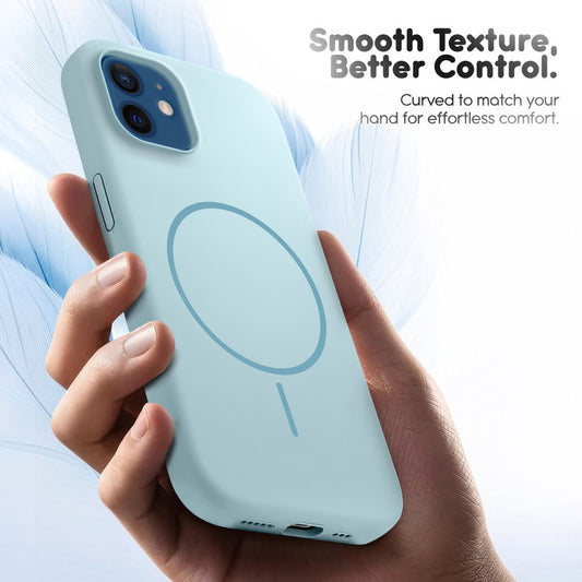 Cloud Feel Silicone Case for Apple iPhone 12 – Supports Wireless Charging