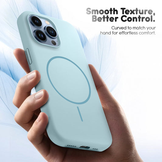 Cloud Feel Silicone Case for Apple iPhone 13 Pro – Supports Wireless Charging